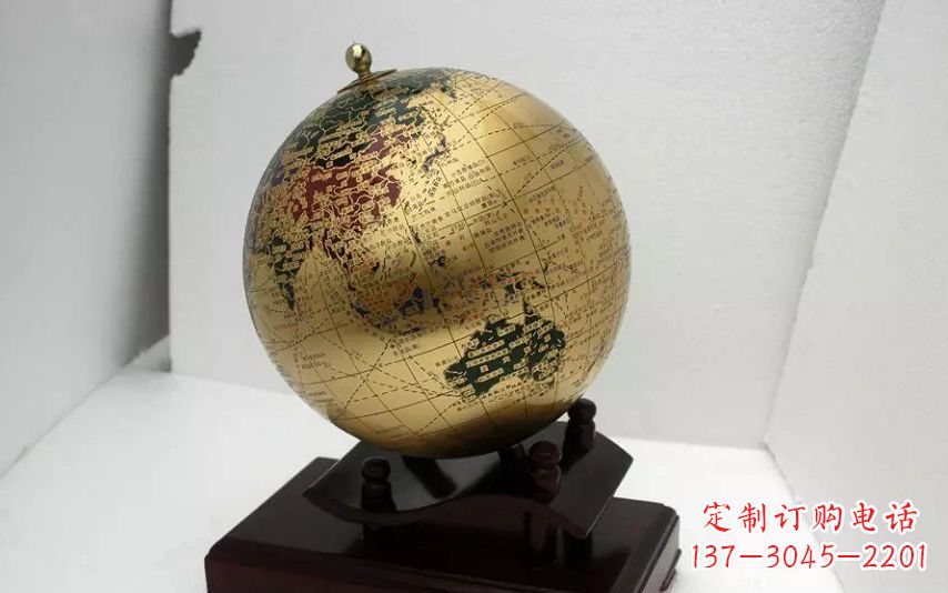 贵州校园不锈钢地球仪雕塑 (3)
