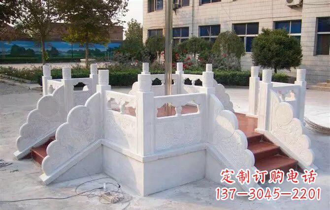 贵州校园汉白玉升旗台