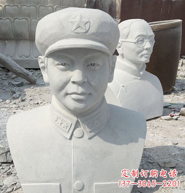 贵州校园雷锋头像石雕
