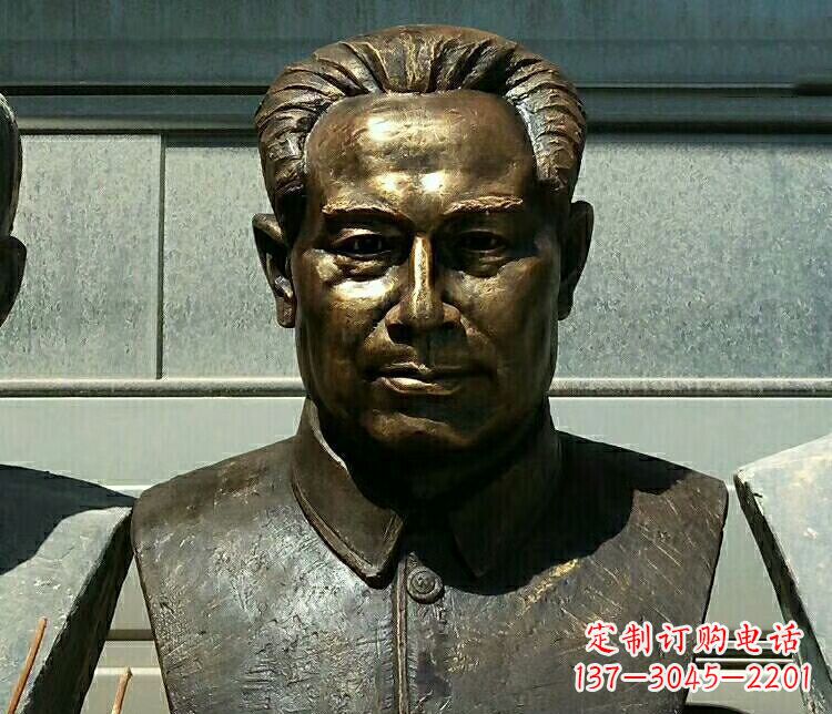 贵州校园周恩来胸像铜雕