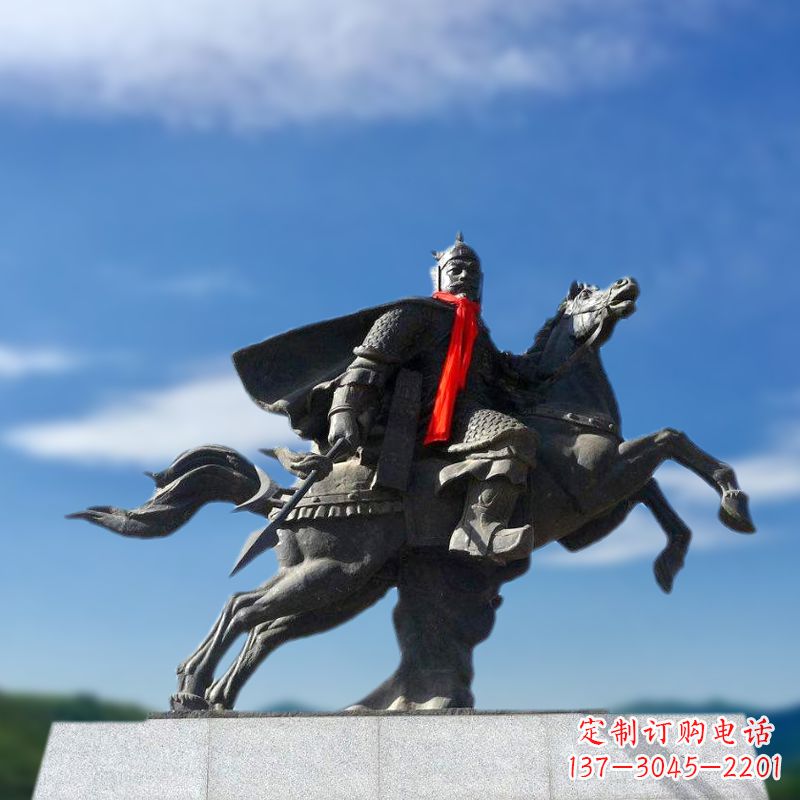 贵州薛仁贵西征雕塑-唐初著名将领中国历史名人雕像