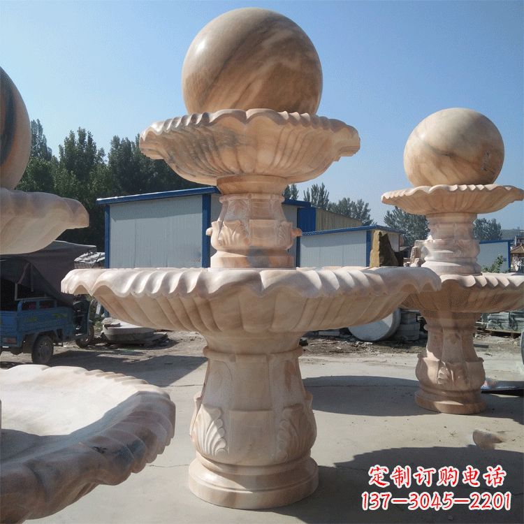 贵州一米的喷泉石雕