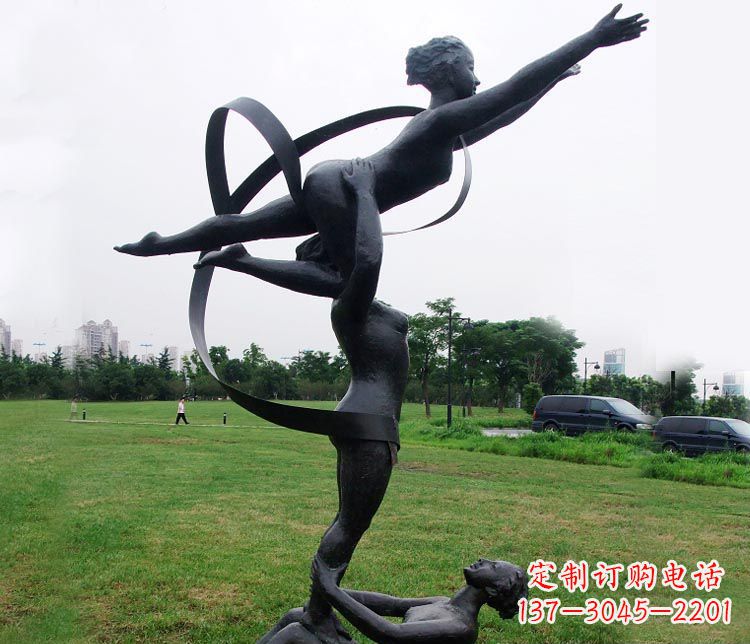 贵州艺术体操运动员雕塑