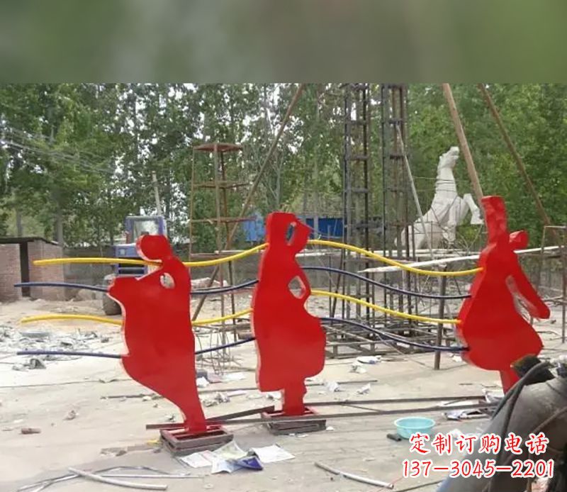 贵州音符剪纸雕塑不锈钢