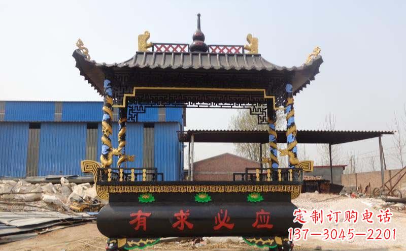贵州有求必应香炉寺庙铜雕