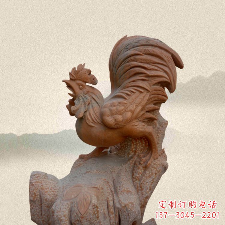 贵州酉鸡景观石雕