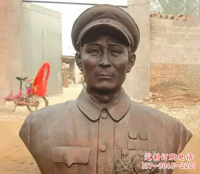 贵州元帅名人胸像铜雕