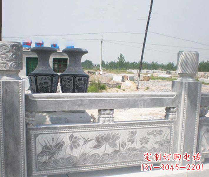 贵州园林仿古石栏板景观石雕 (3)
