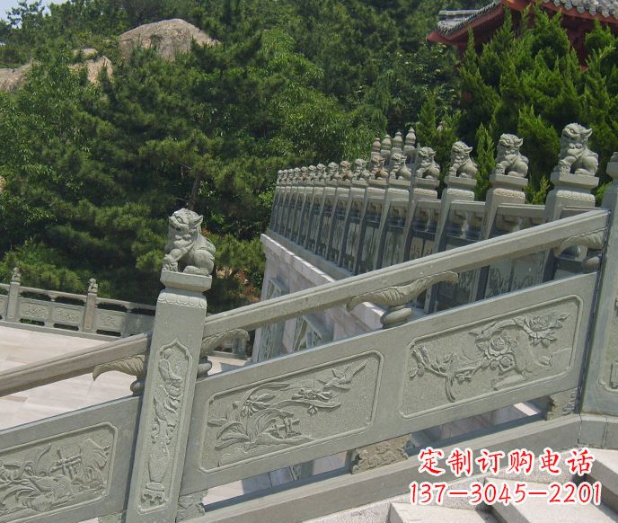 贵州园林仿古石栏板景观石雕 (4)