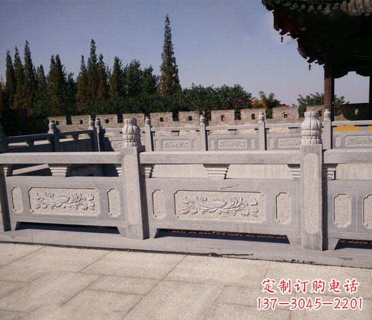 贵州园林仿古石栏板景观石雕 (2)