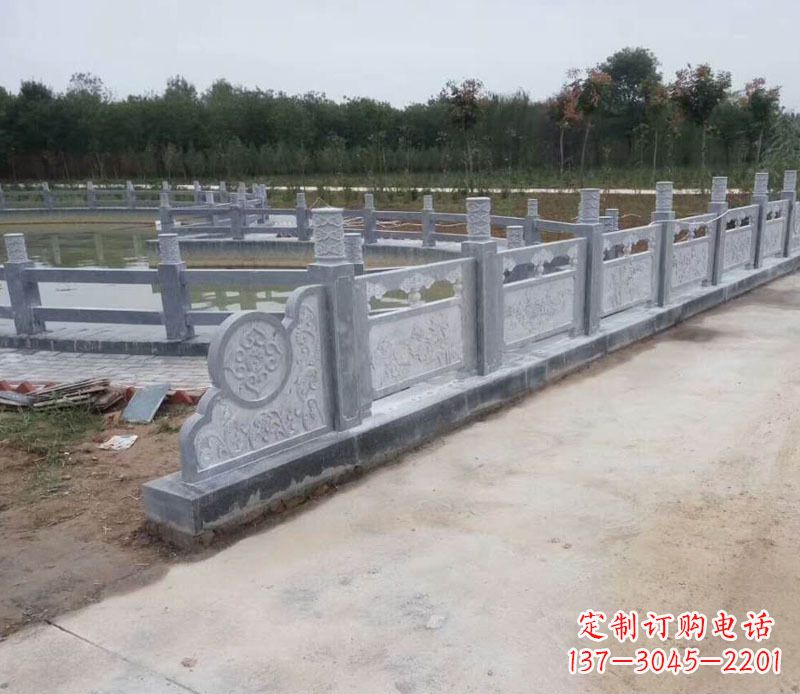贵州园林仿古石栏板景观石雕 (11)