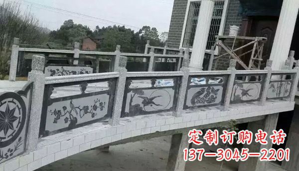 贵州园林仿古石栏板景观石雕 (10)