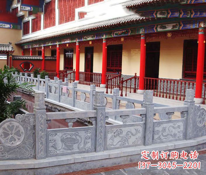 贵州园林仿古石栏板景观石雕 (12)