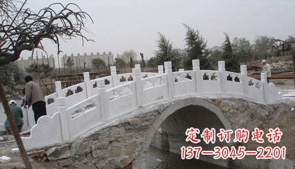 贵州园林汉白玉大桥栏板景观石雕