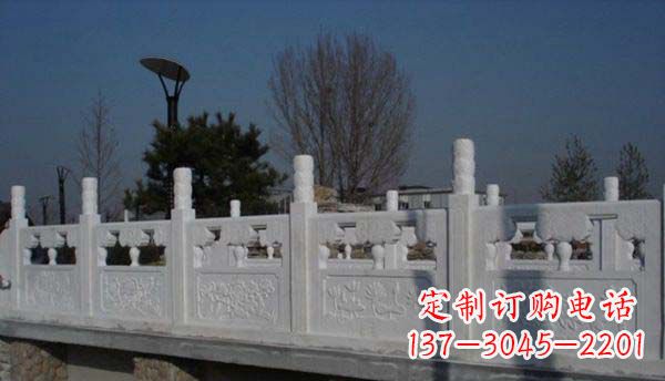 贵州园林汉白玉栏板景观石雕
