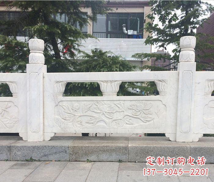 贵州园林景观大理石浮雕栏板 (2)