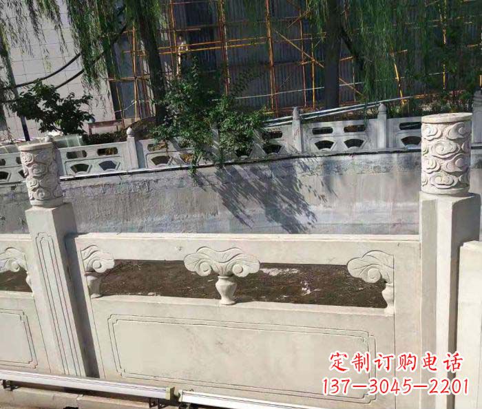 贵州园林景观大理石栏板石雕 (6)