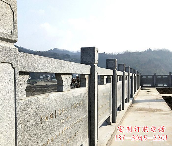 贵州园林景观大理石栏板石雕 (14)