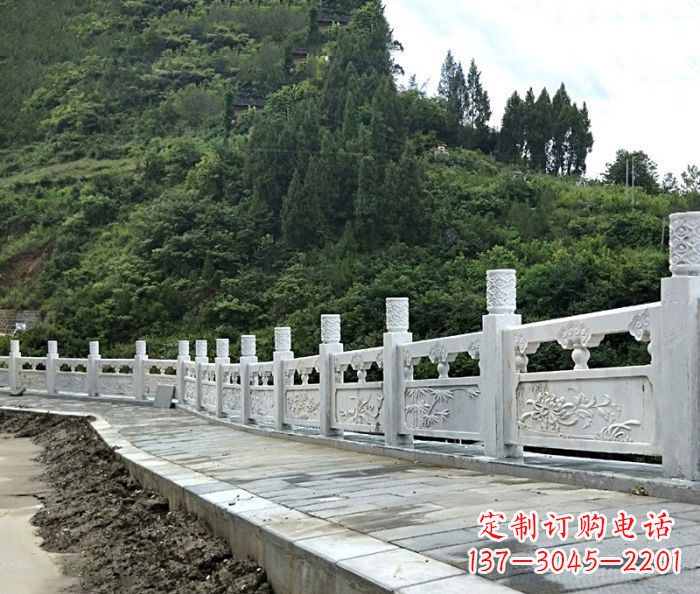 贵州园林景观大理石栏板石雕_2