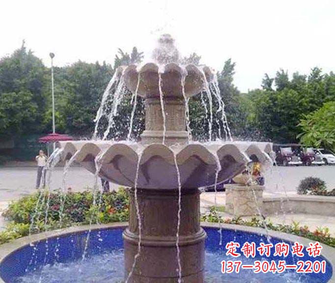 贵州园林景观大理石喷泉石雕