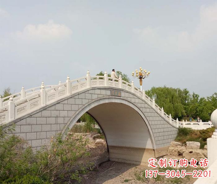 贵州园林景观大理石桥栏板石雕 (6)