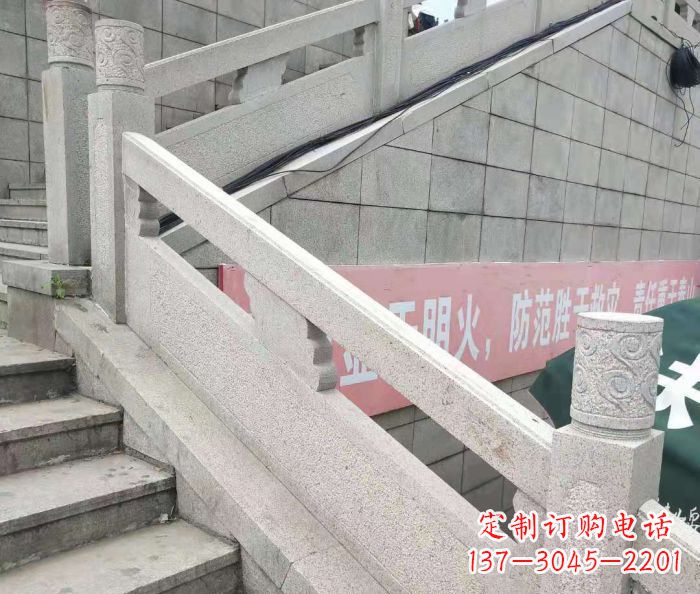 贵州园林景观大理石桥栏板石雕_1 (2)