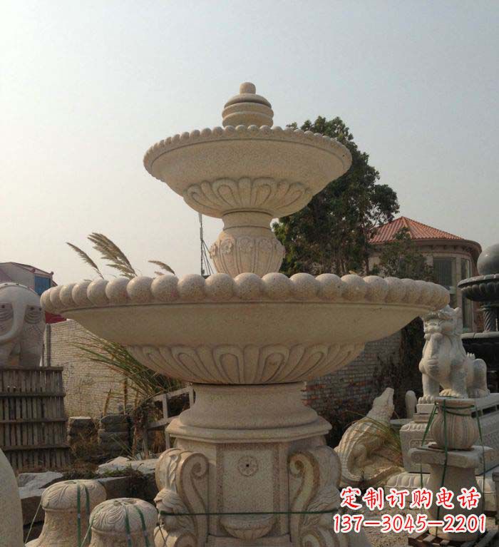 贵州园林景观大型喷泉石雕