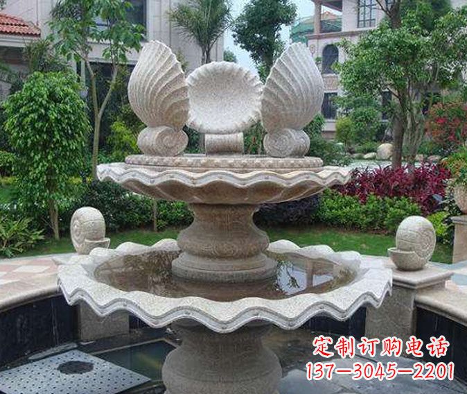 贵州园林景观多层喷泉石雕
