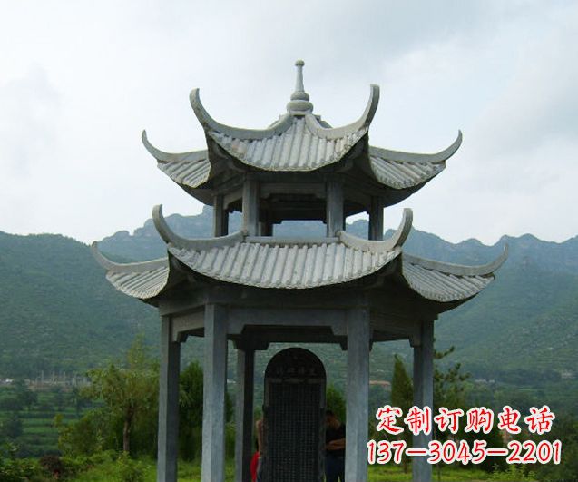贵州园林景观仿古凉亭石雕