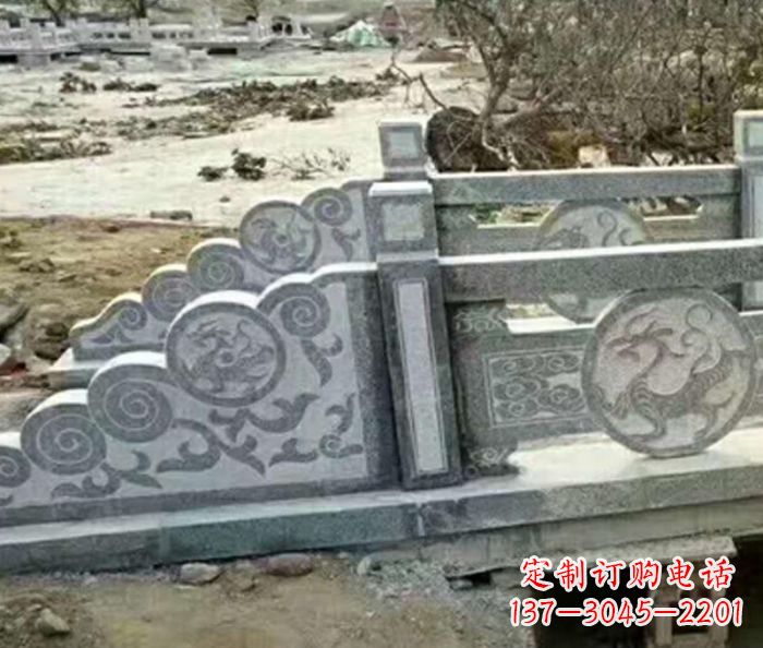贵州园林景观仿古石雕栏板 (10)
