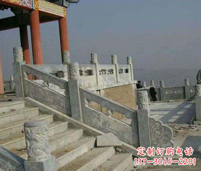 贵州园林景观仿古石雕栏板
