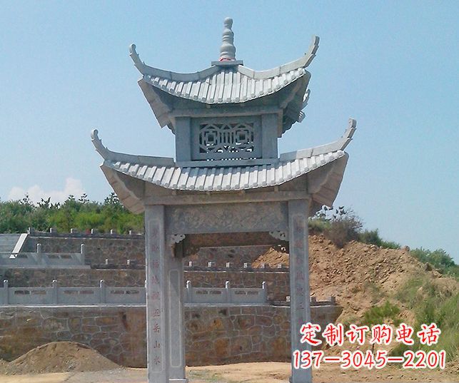 贵州园林景观仿古石雕凉亭