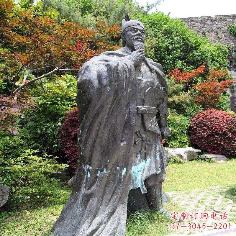 贵州园林历史人物明太祖朱元璋雕塑