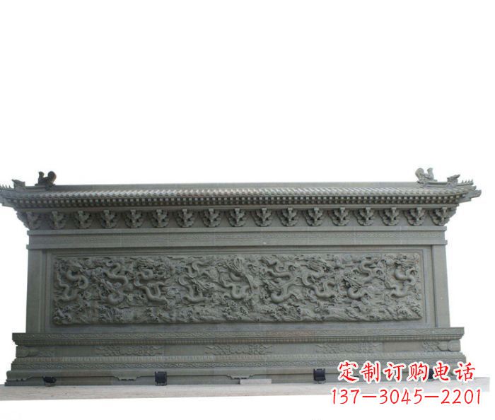 贵州园林龙石浮雕影壁