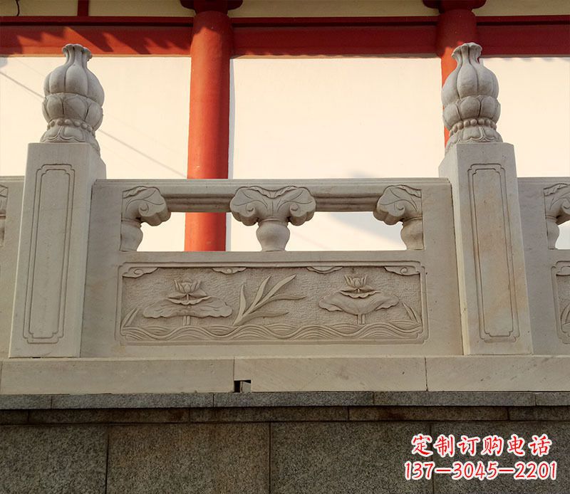 贵州园林石浮雕栏板景观石雕 (2)