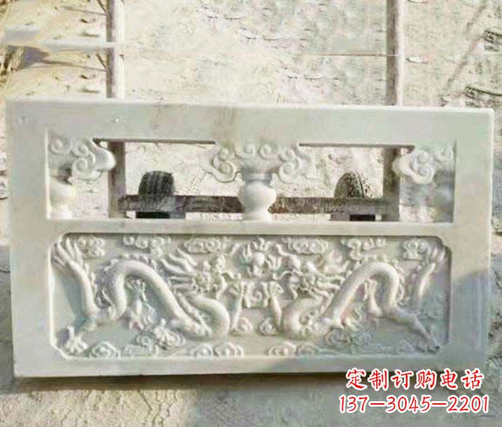贵州园林石浮雕栏板景观石雕