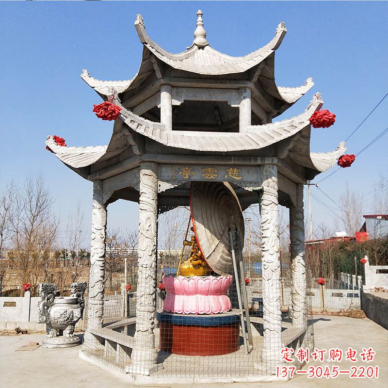 贵州园林亭子双层凉亭