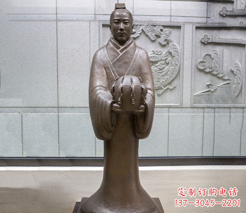贵州张衡科学家 人物铜雕