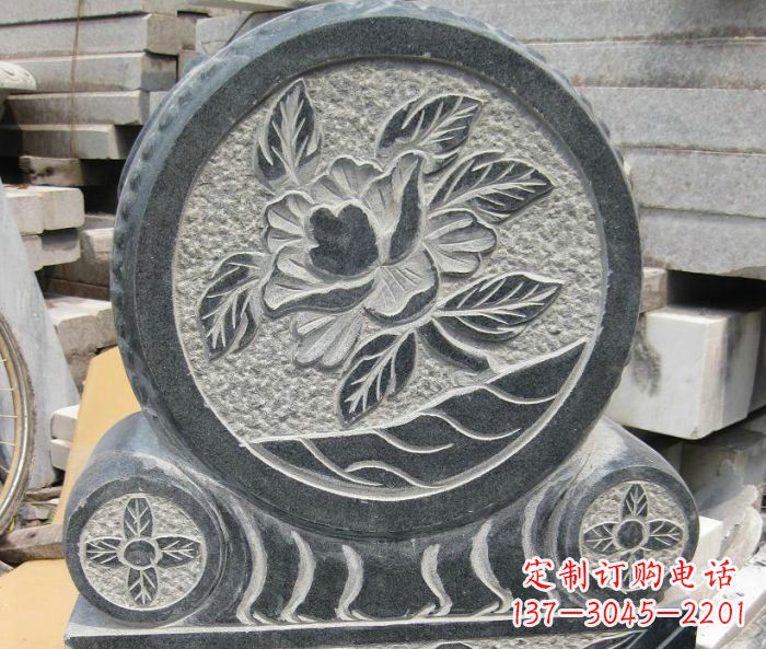 贵州招财抱鼓石仿古石门墩