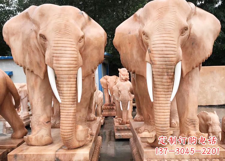 贵州招财大象石雕