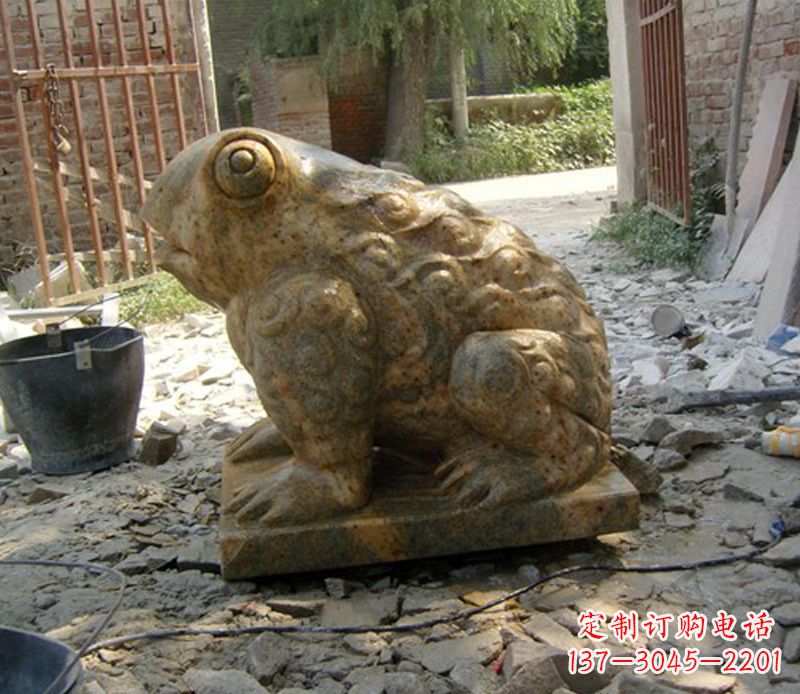贵州招财青蛙石雕