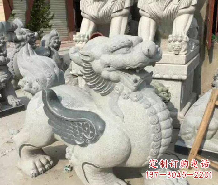 贵州招财神兽仿古貔貅石雕