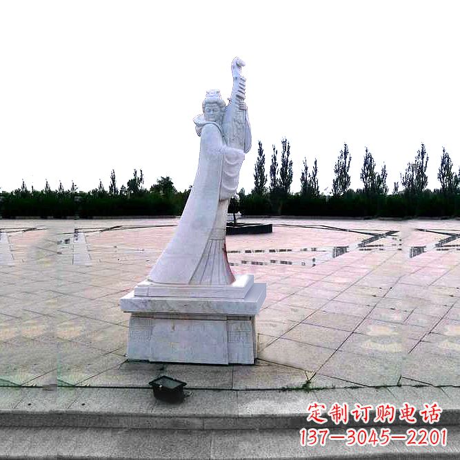 贵州中国古代四大美女之王昭君广场石雕塑