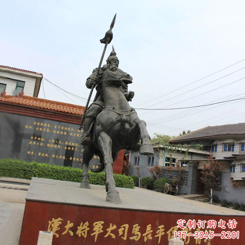 贵州中国历史名人汉朝著名将领民族英雄卫青铜雕塑像