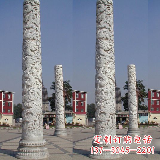 贵州中国龙柱雕塑