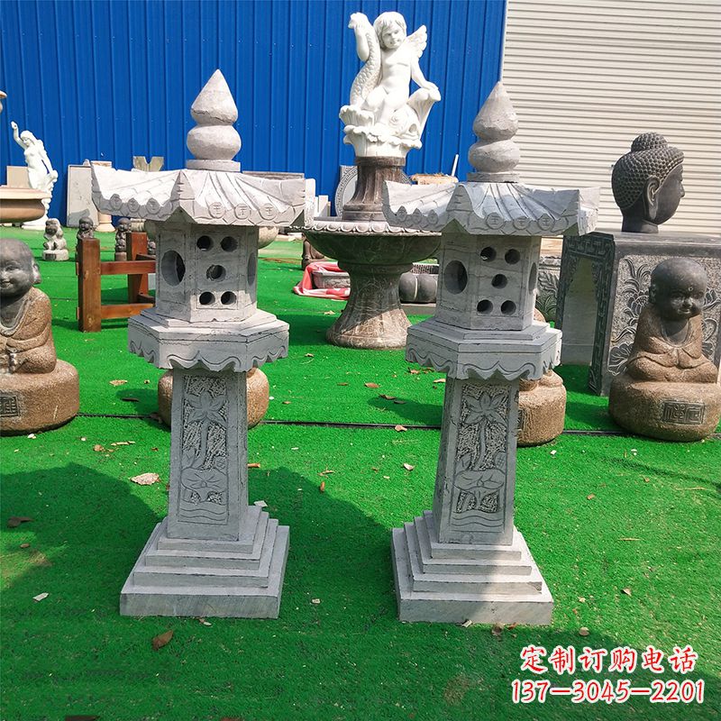 贵州中式大理石灯笼