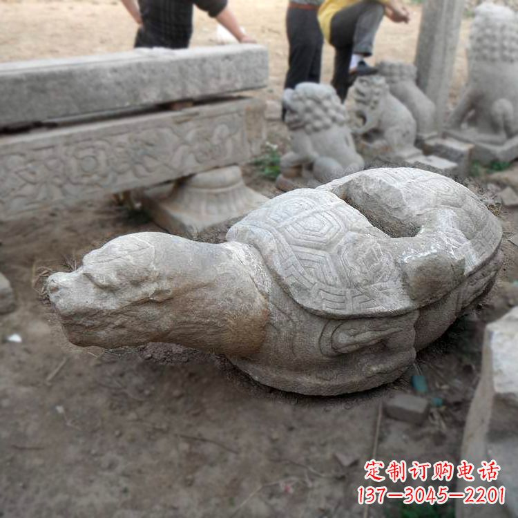 贵州朱雀站在赑屃上的石雕