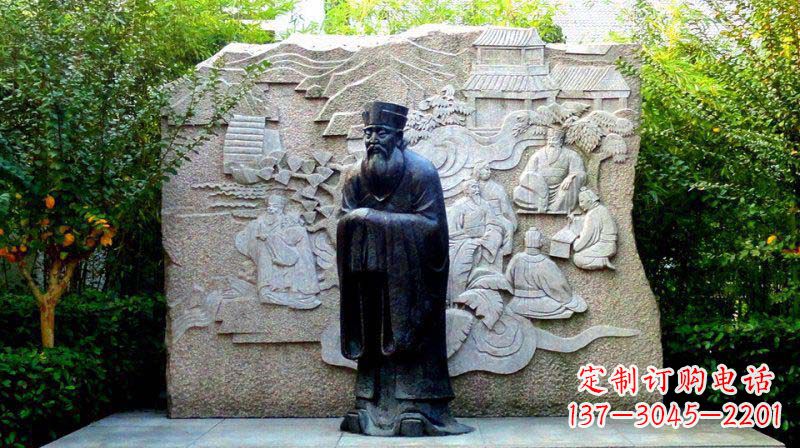 贵州朱熹古代名人铜雕_2