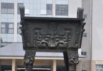 贵州小区铜雕鼎雕塑