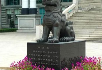 贵州獬豸铜雕塑-法院门前神兽动物雕塑摆件